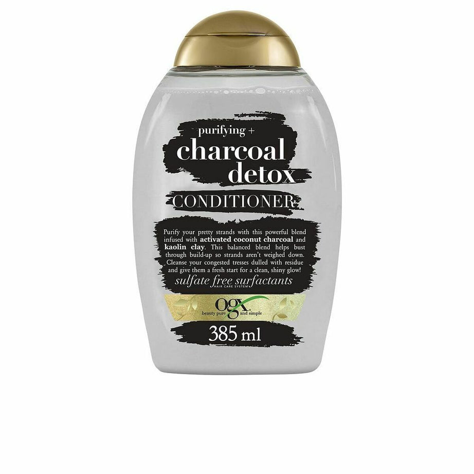 Spülung OGX Charcoal Detox Purifying Scrub Aktivkohle 385 ml