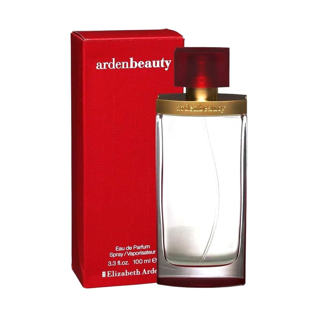 Parfum Femme Elizabeth Arden Ardenbeauty EDP 100 ml with red packaging, highlighting femininity and elegance.