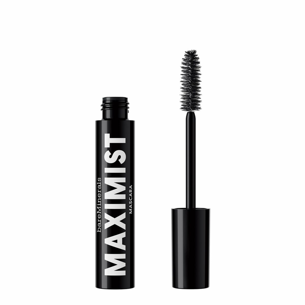 bareMinerals Maximist Volumizing Fiber Correcteur facial 9 ml avec brosse, vegan et sans parfum.