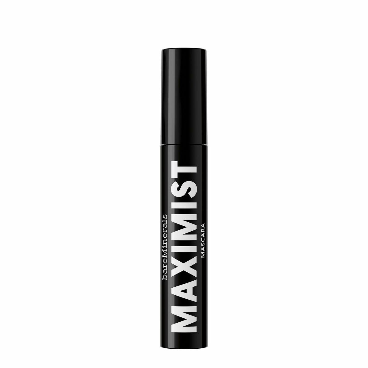 bareMinerals Maximist Volumizing Fiber mascara 9ml in black packaging for voluminous lashes.