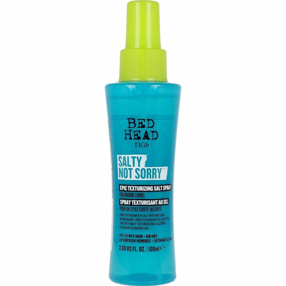 Spray Tigi Salty Not Sorry, 100ml, texture et fixation pour cheveux, fini sec, pour looks époustouflants.