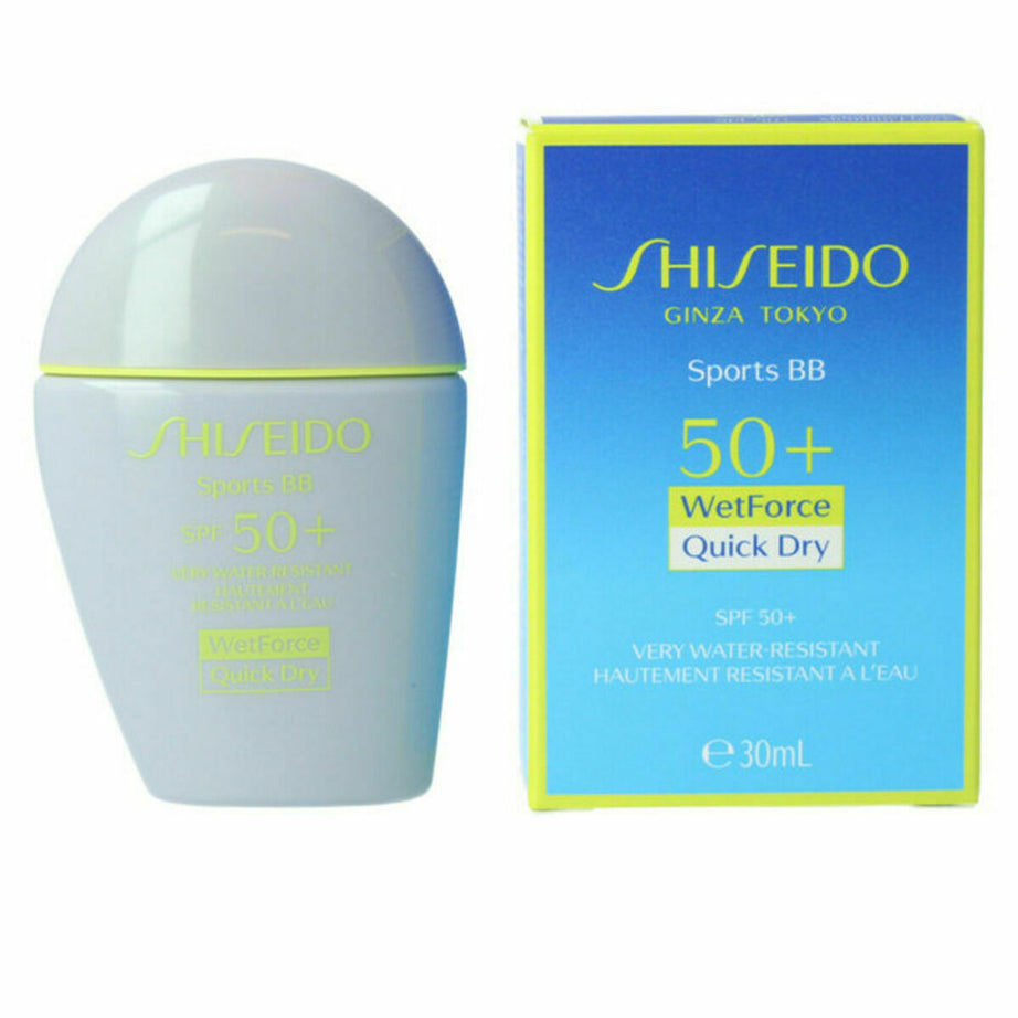 Sonnenschutz mit Farbe Shiseido Sports BB SPF50+ Medium Tone (30 ml)