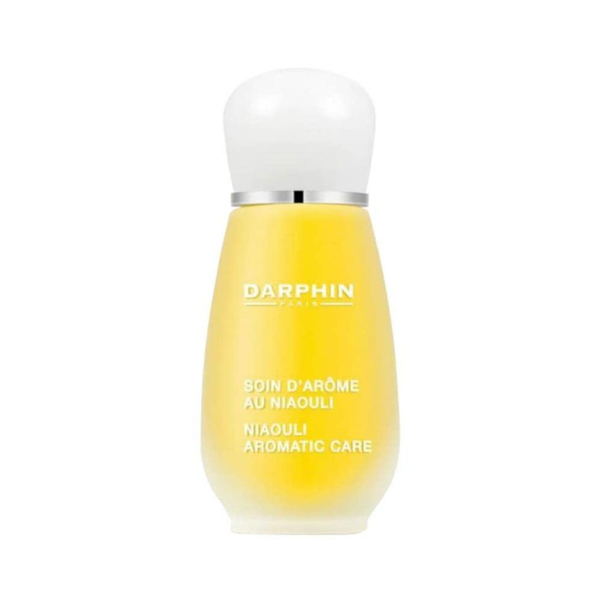 Flacon de Niaouli Aromatic Care de Darphin, soin facial aromatique pour une peau revitalisée.