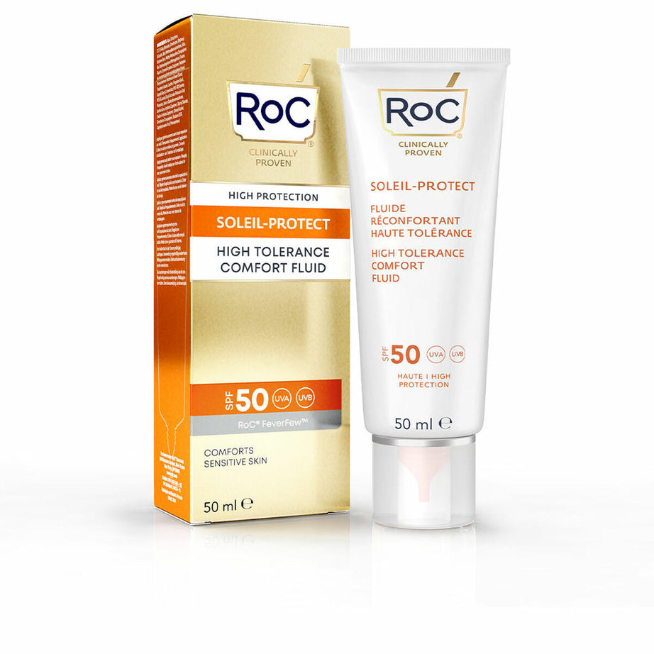 Sonnenschutz Roc High Tolerance Empfindliche Haut LSF 50 (50 ml)