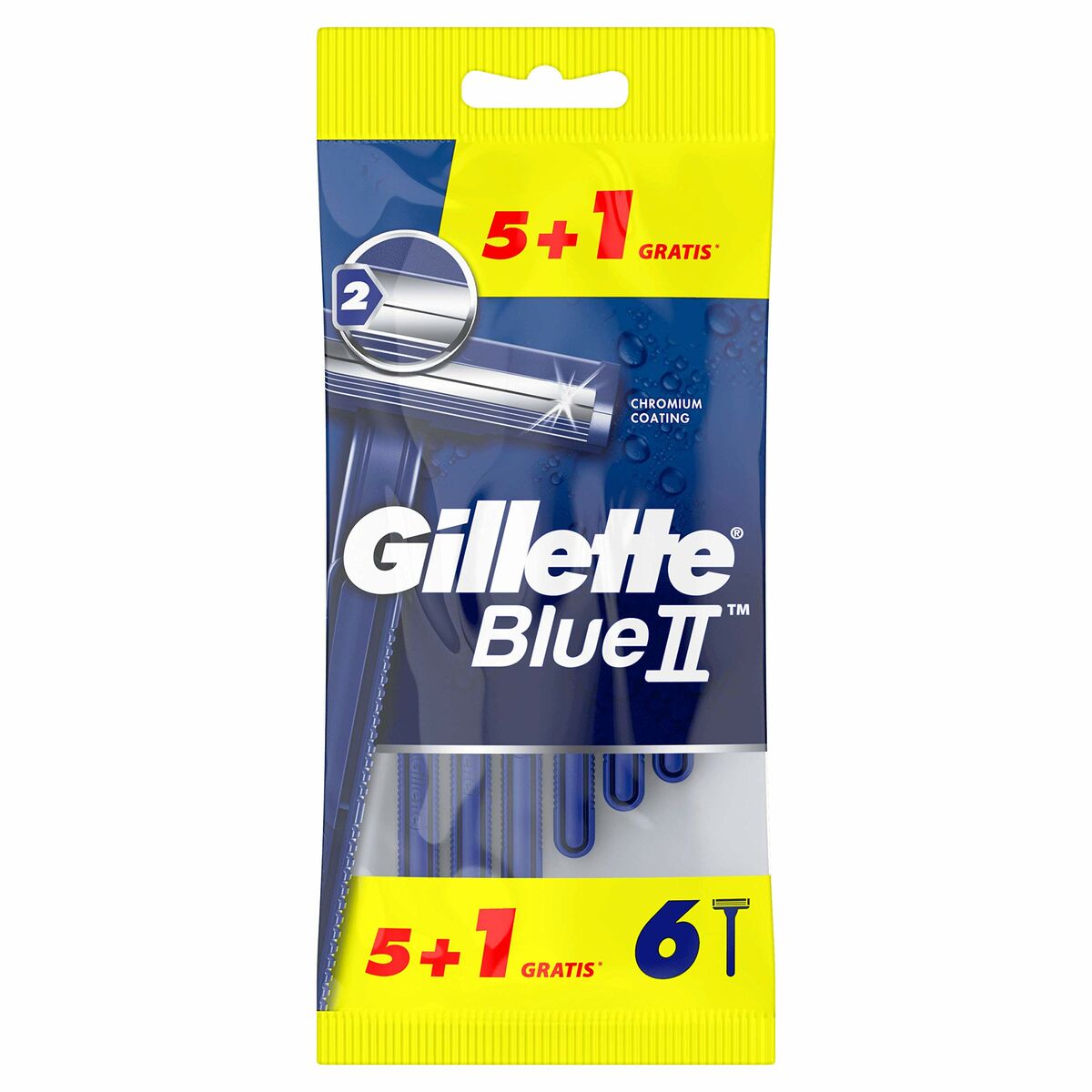 Handrasierer Gillette Blue II 6 Einheiten