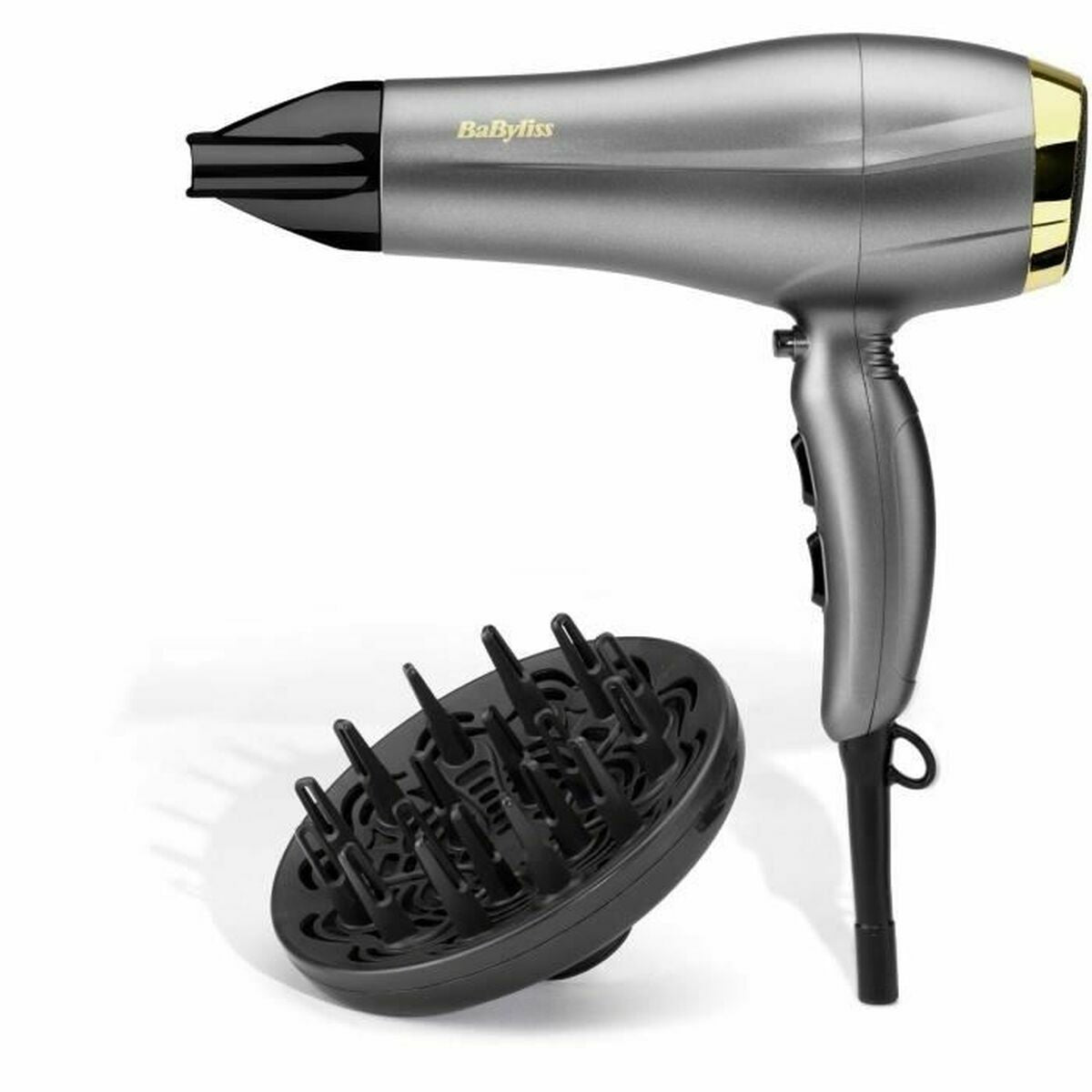 Sèche-cheveux Babyliss 5513TE 2300 W avec diffuseur, puissant et stylé, idéal pour un coiffage professionnel à domicile.