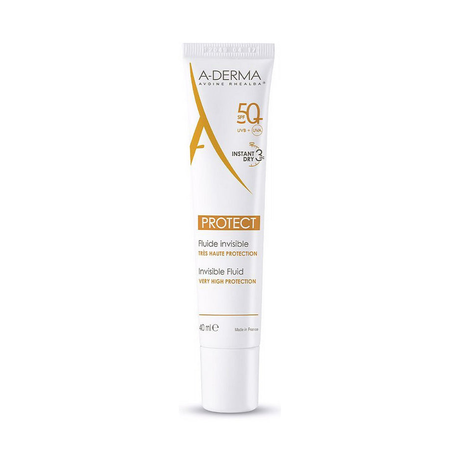 Facial Sun Cream A-Derma Protect Fluide Invisible Spf 50 40 ml