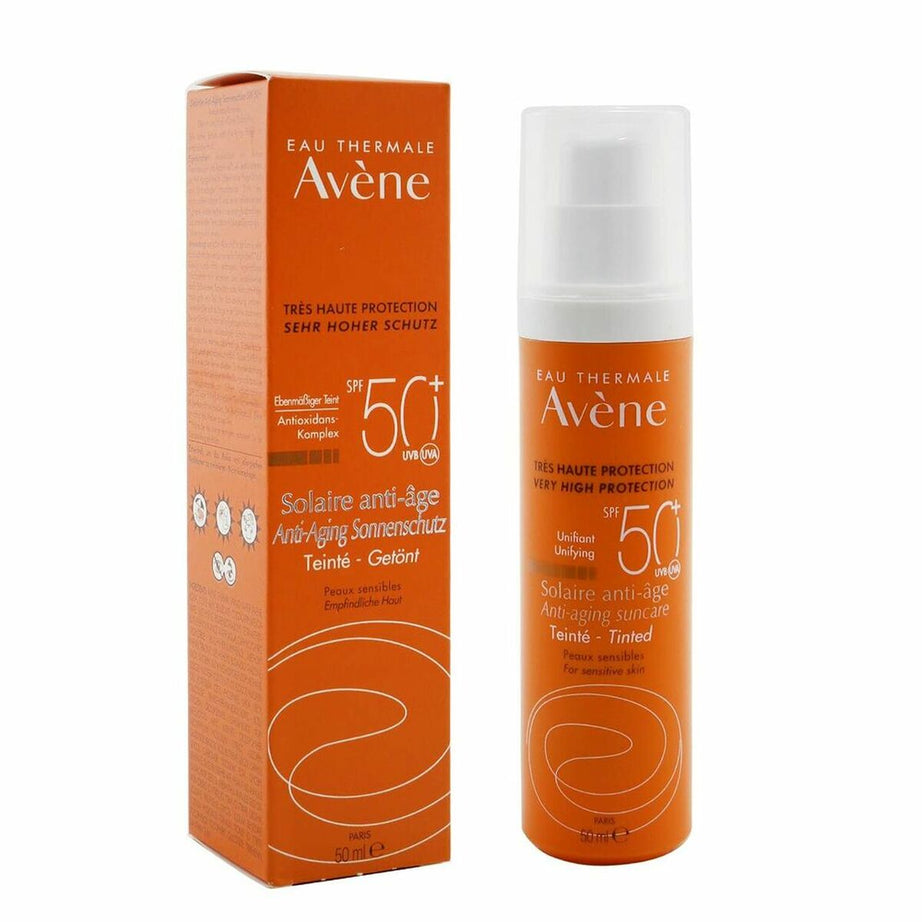 Sonnenschutz mit Farbe Avene Getönte Anti-Aging (50 ml)