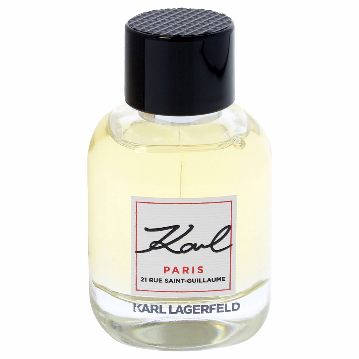Flacon de parfum femme Karl Lagerfeld Karl Paris 21 Rue Saint-Guillaume, 60 ml, élégant et authentique.