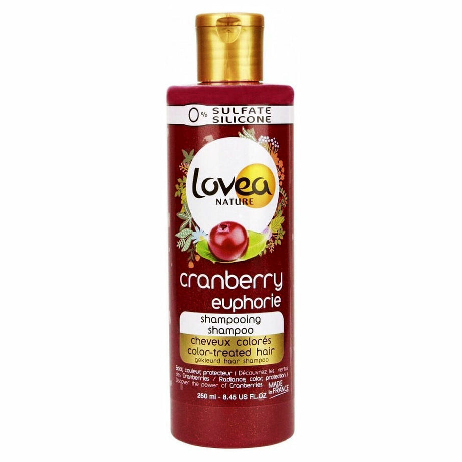 Shampoo für gefärbtes Haar Lovea Nature Cranberry Euphorie (250 ml)