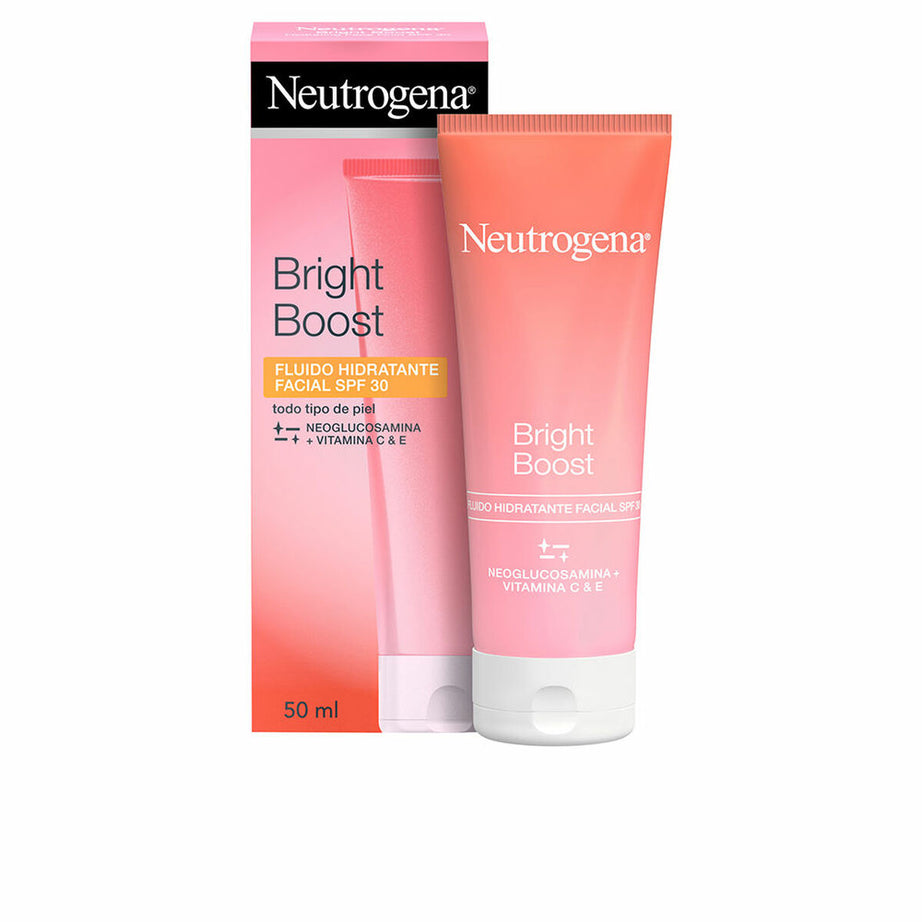 Feuchtigkeitsspendendes Fluid Neutrogena Bright Boost Spf 30 Pink 30 ml 50 ml