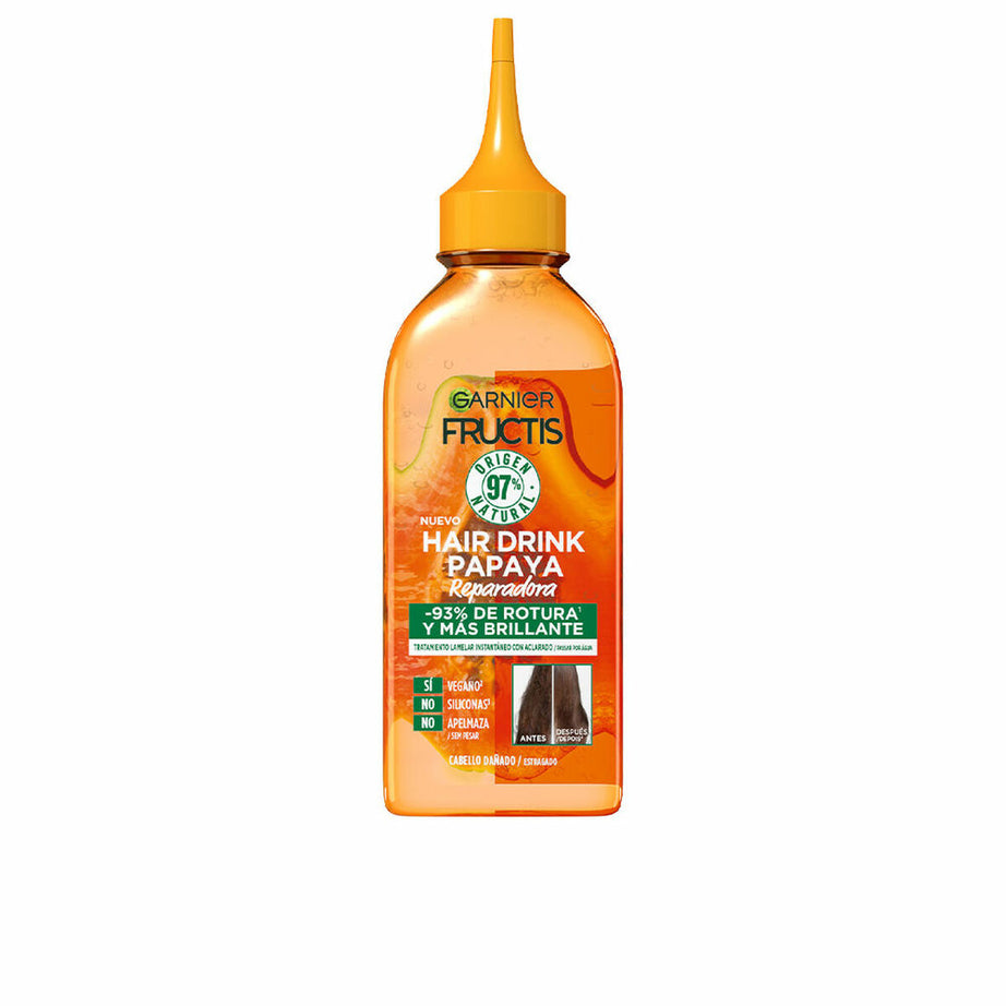 Reparierender Conditioner Garnier Fructis Hair Drink Liquid Papaya (200 ml)