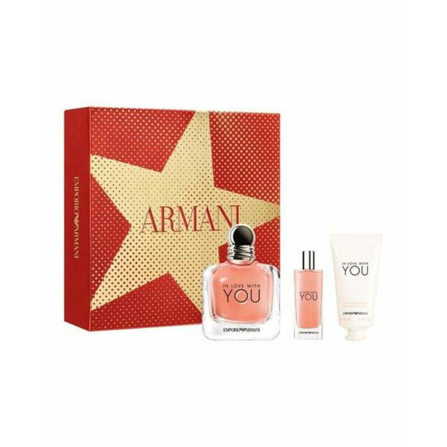 Set mit Damenparfüm In Love With You Armani In Love With You EDP (3 pcs)