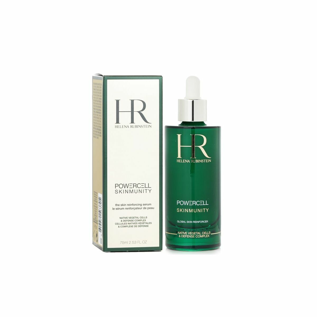 Helena Rubinstein Powercell Skinmunity serum 75 ml with box, ideal for all skin types and enhancing beauty.