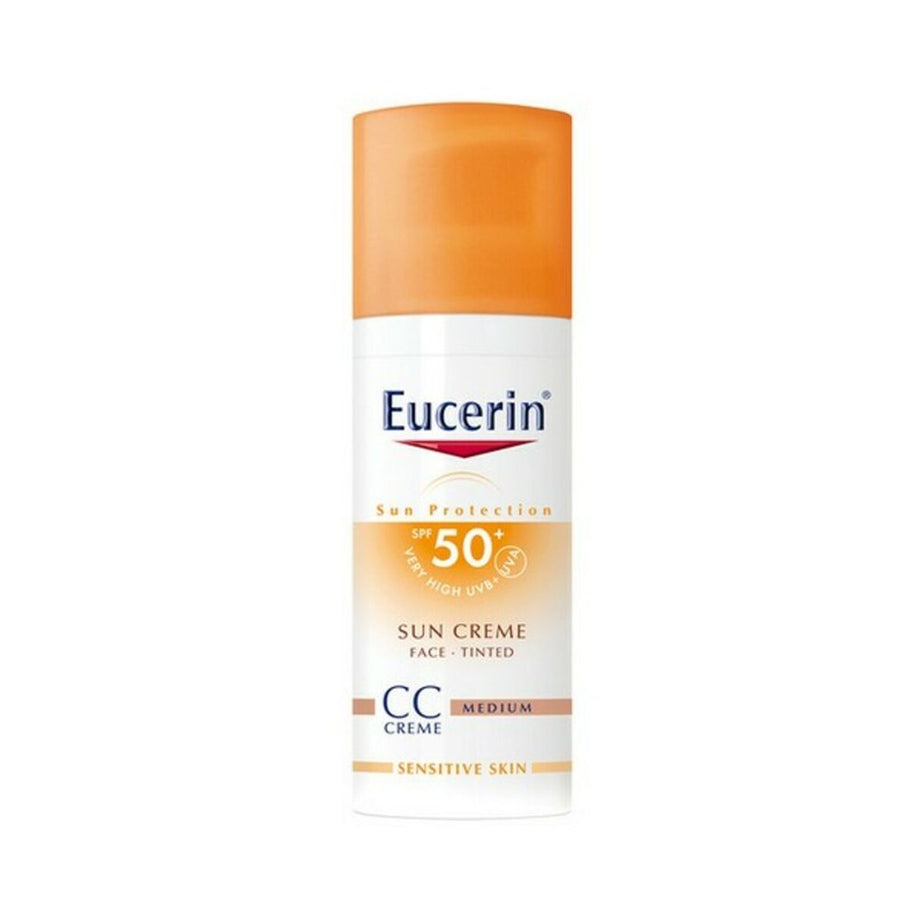 Sonnenschutz mit Farbe Eucerin Photoaging Control getönt Medium LSF 50+ (50 ml)