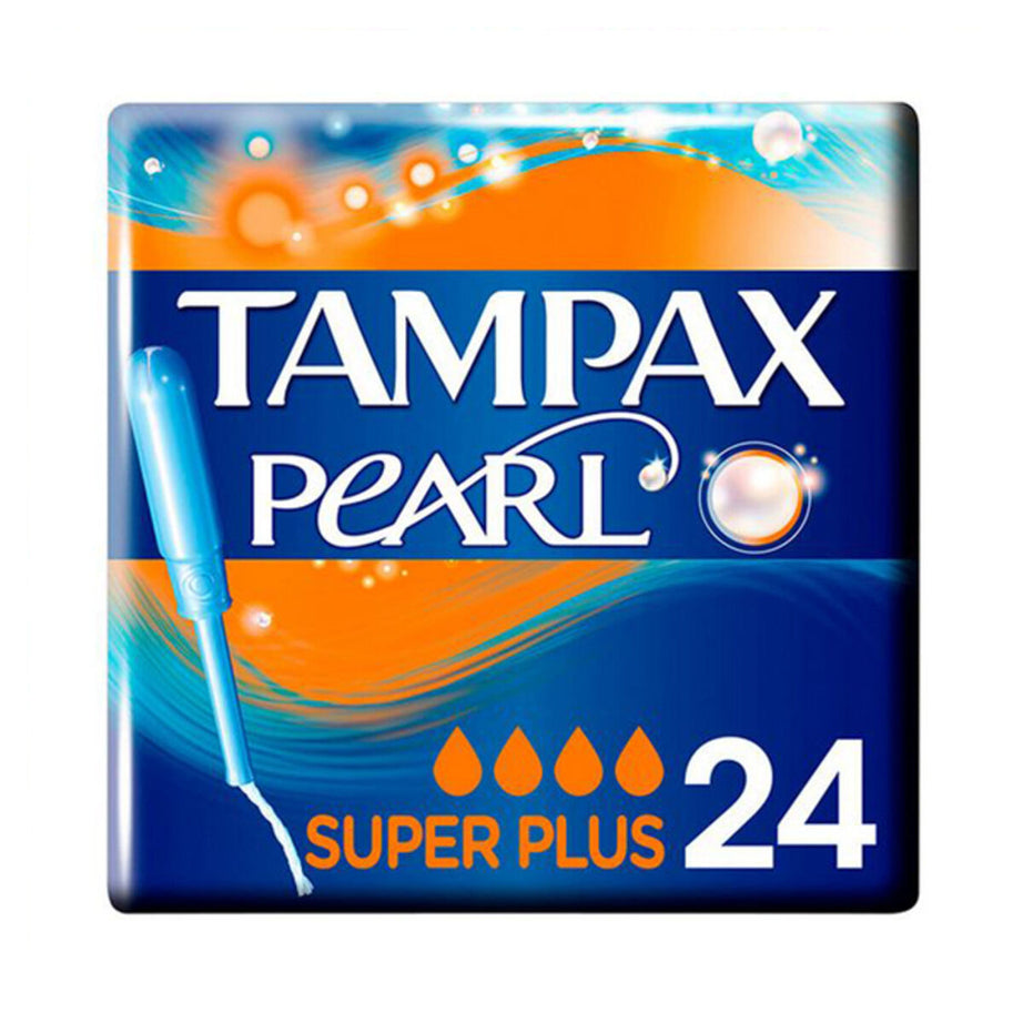 Packung Tampons Pearl Super Plus Tampax Tampax Pearl (24 uds) 24 uds