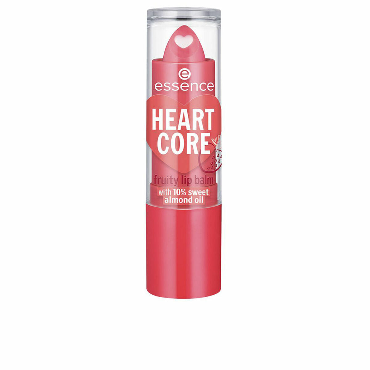 Farbiger Lippenbalsam Essence Heart Core Nr. 02-süße Erdbeere 3 g