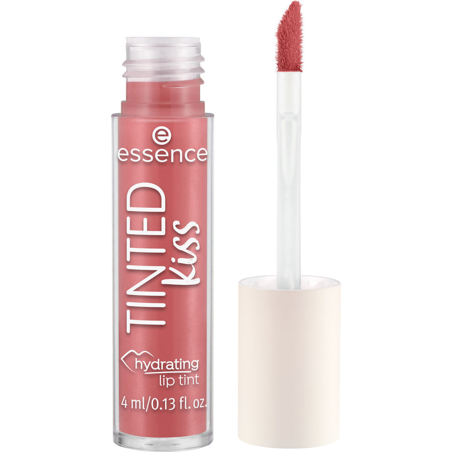 Feuchtigkeitsspendender Lippenstift Essence Tinted Kiss Liquid Nº 03-Coral Colada 4 ml