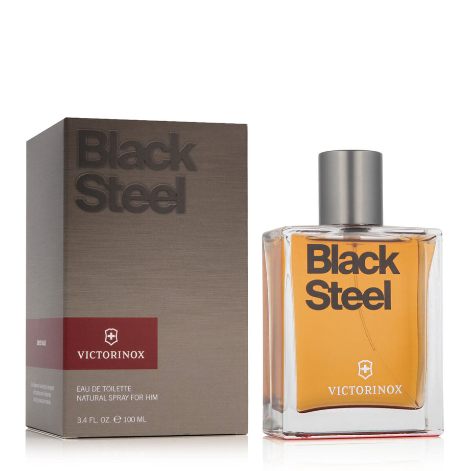 Herrenparfüm Victorinox EDT Black Steel 100 ml