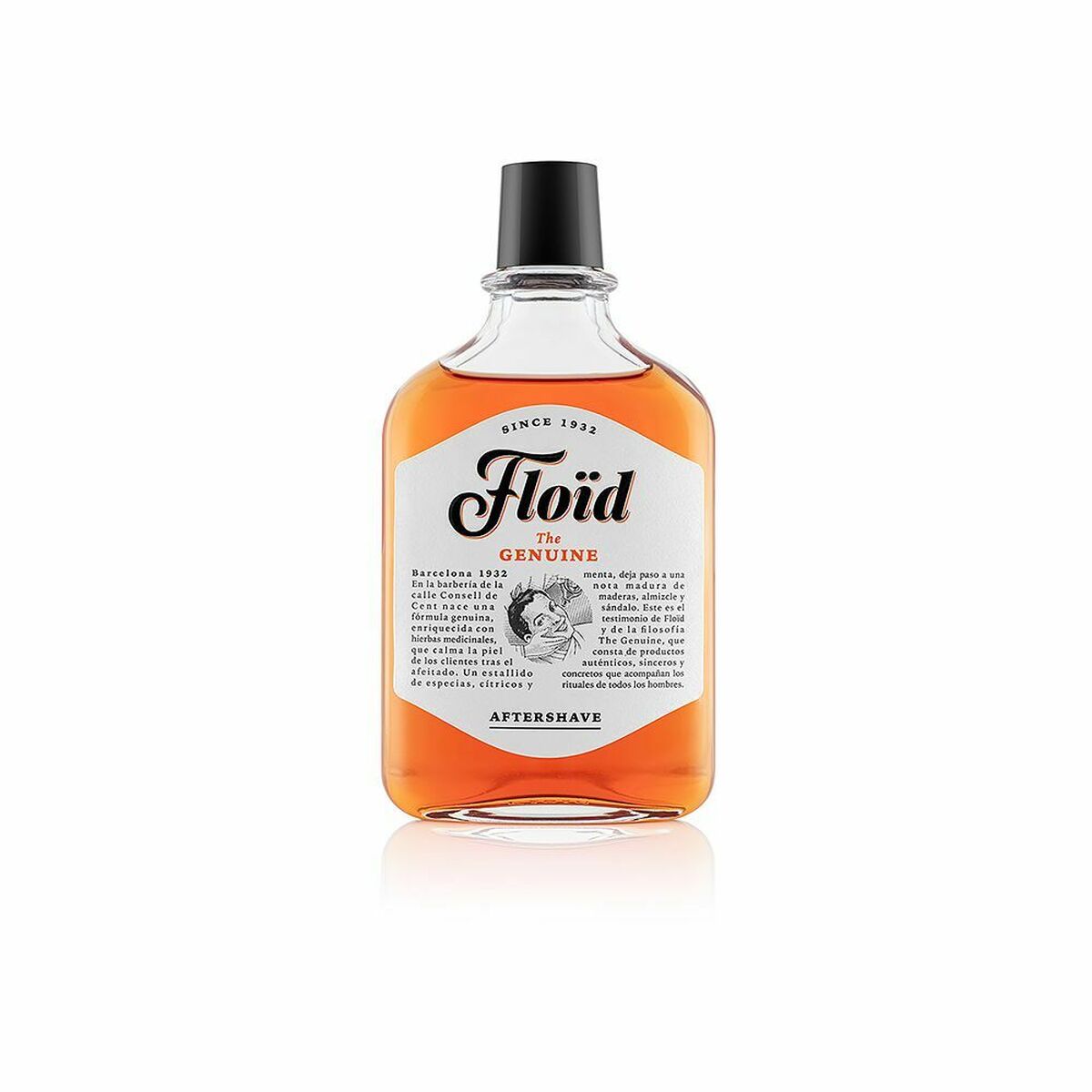 Bouteille de lotion après-rasage Floïd 432111 150 ml, cosmétique hydratant et calmant pour homme.