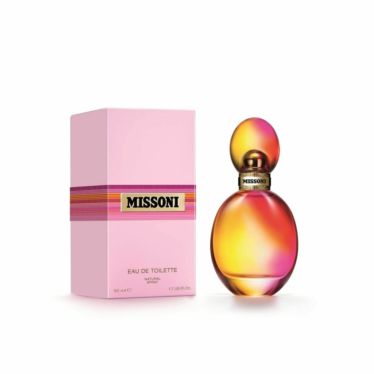 Parfum Femme Missoni MISSONI EDT 50ml avec emballage élégant, révélant une fragrance unique et féminine.