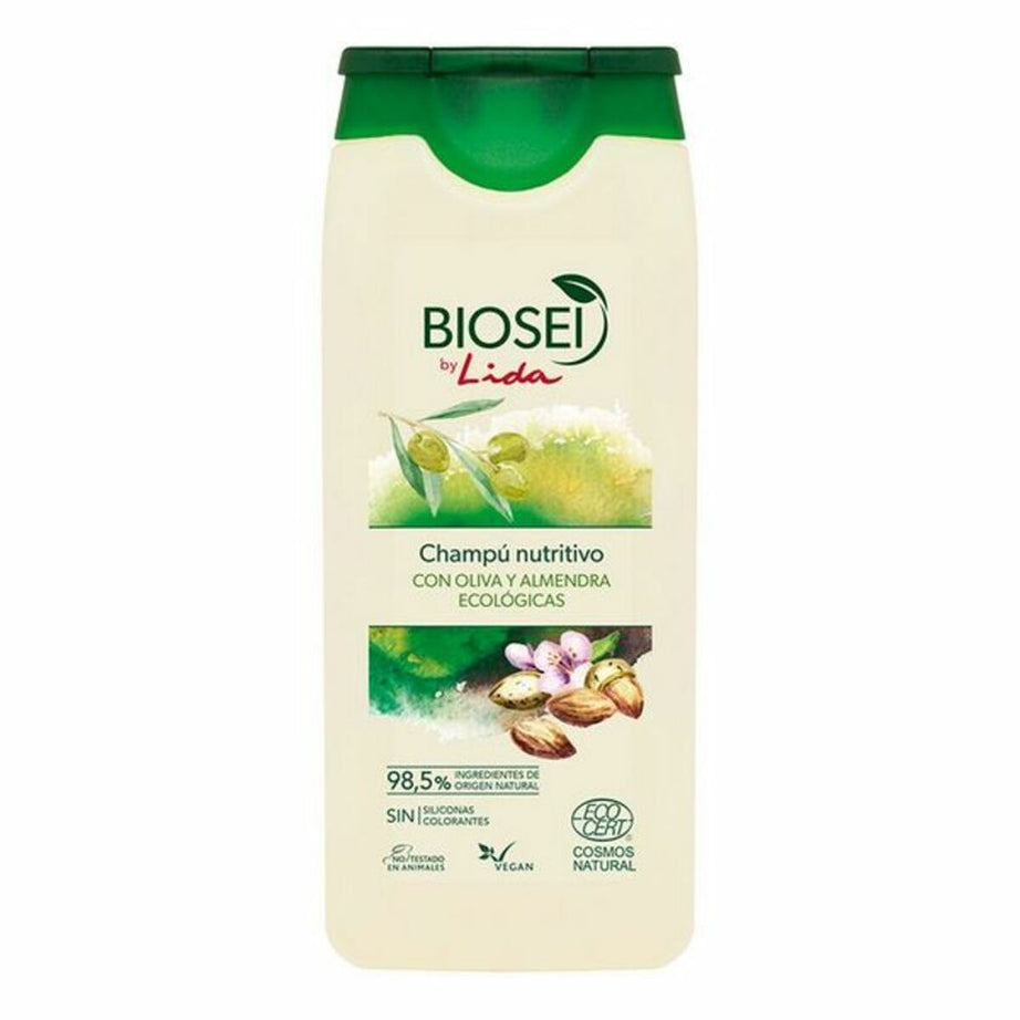 Pflegendes Shampoo Biosei Olive &amp; Almond Lida Biosei Oliva Almendras Ecocert (500 ml) 500 ml