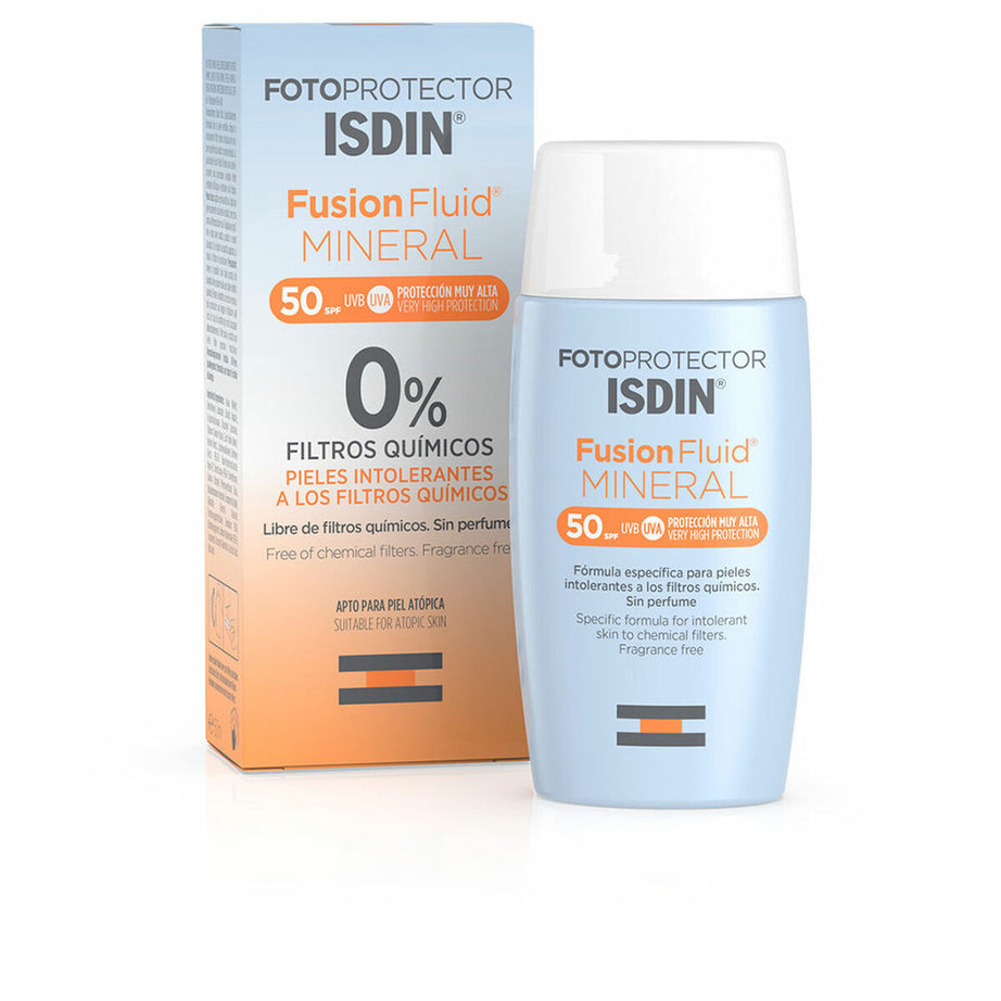Sonnencreme fürs Gesicht Isdin Fotoprotector Fusion Fluid Mineral SPF 50+ 50 ml