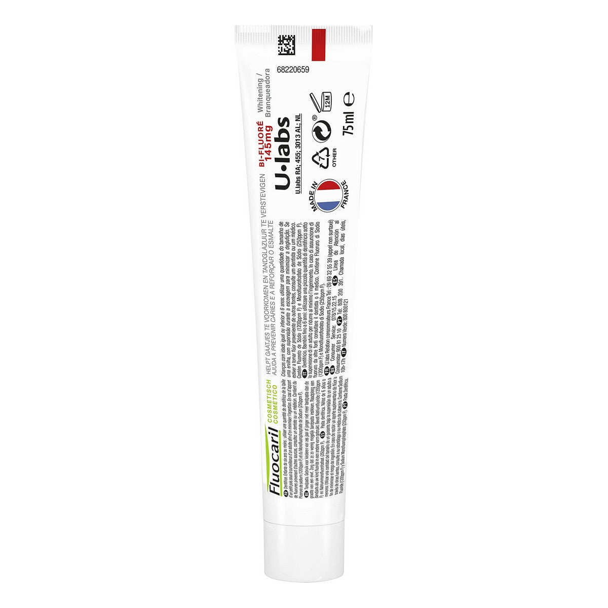 Tube de crème corporelle réparatrice Parogencyl Cicavit+ 75 ml, conçue pour les soins de la peau.