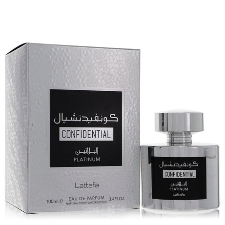 Lattafa Confidential Platinum Eau de Parfum Spray (Unisex) von Lattafa